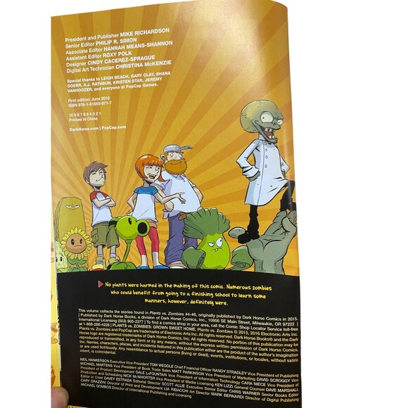 Plants Vs. Zombies Hardcover Graphic Novels Book Lot Of 3 Paul Tobin - Picture 4 of 16